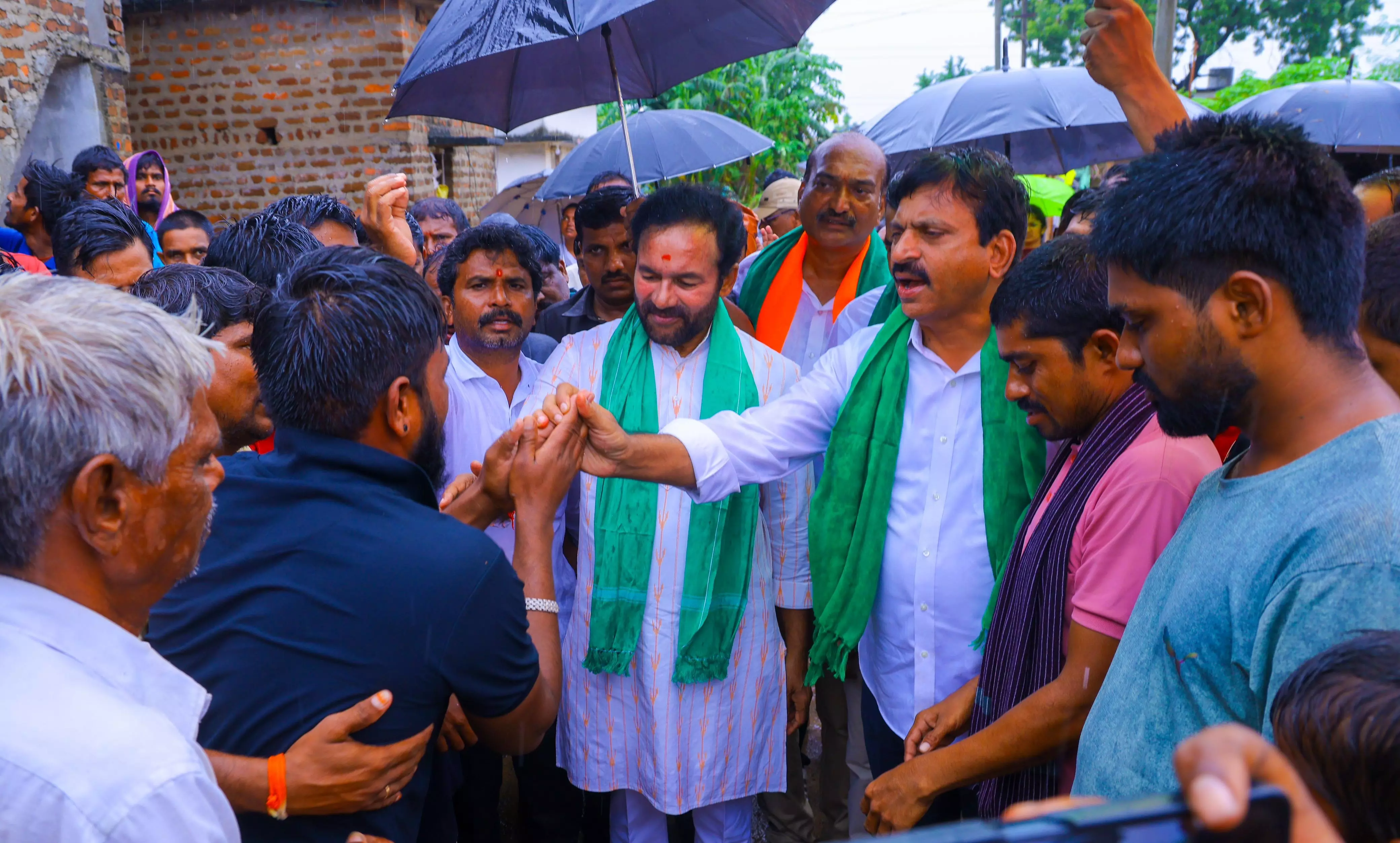 Kishan Reddy Pledges Support to Telangana Flood-Victims