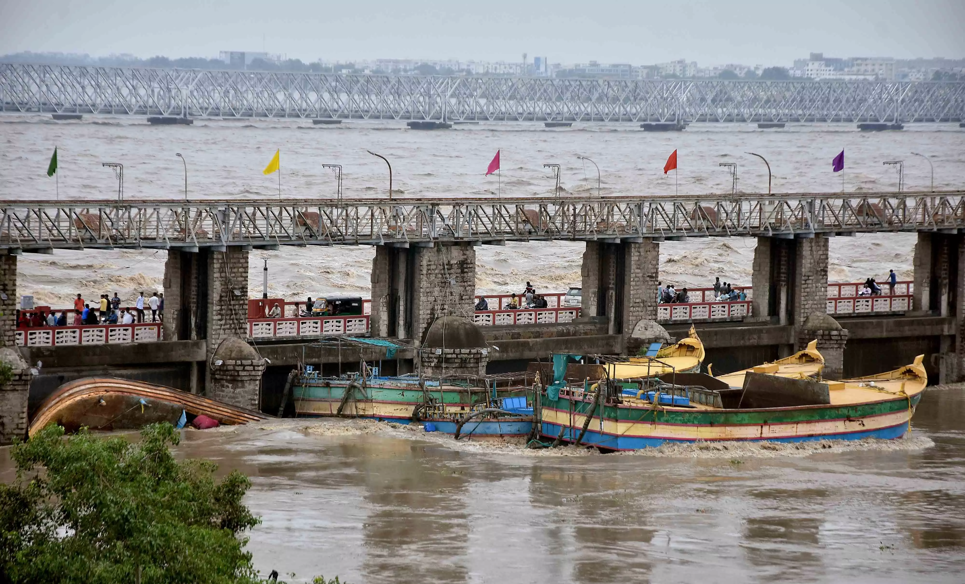 Two Arrested in Prakasam Barrage Boats Crash Case