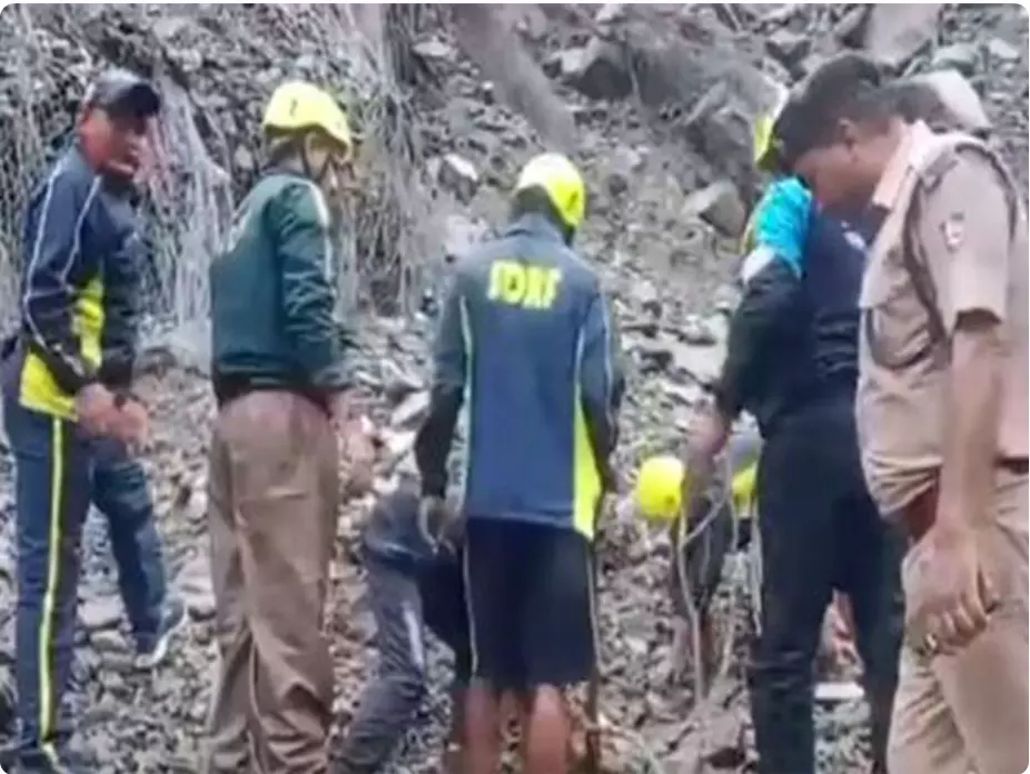 Death toll in Sonprayag landslide increases to five; three injured