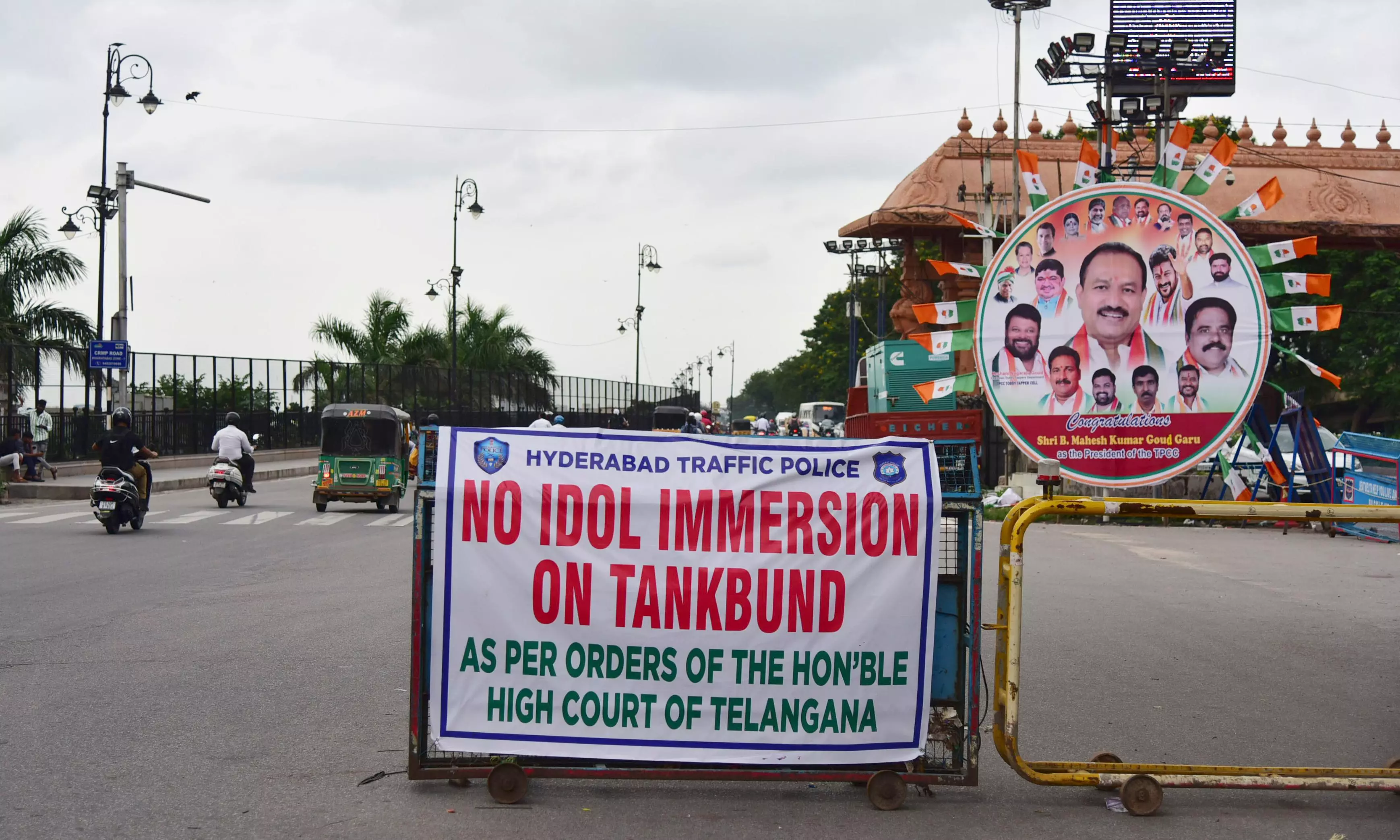 No Immersion in Hussainsagar: GHMC