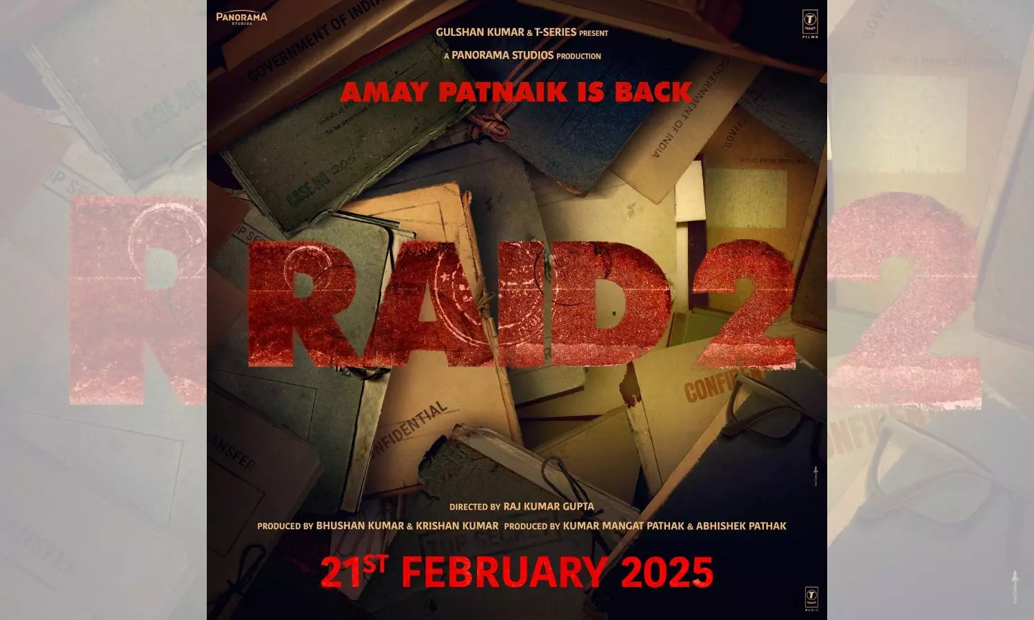 Ajay Devgns Raid 2 is All Set to Release on 21st Feb 2025!