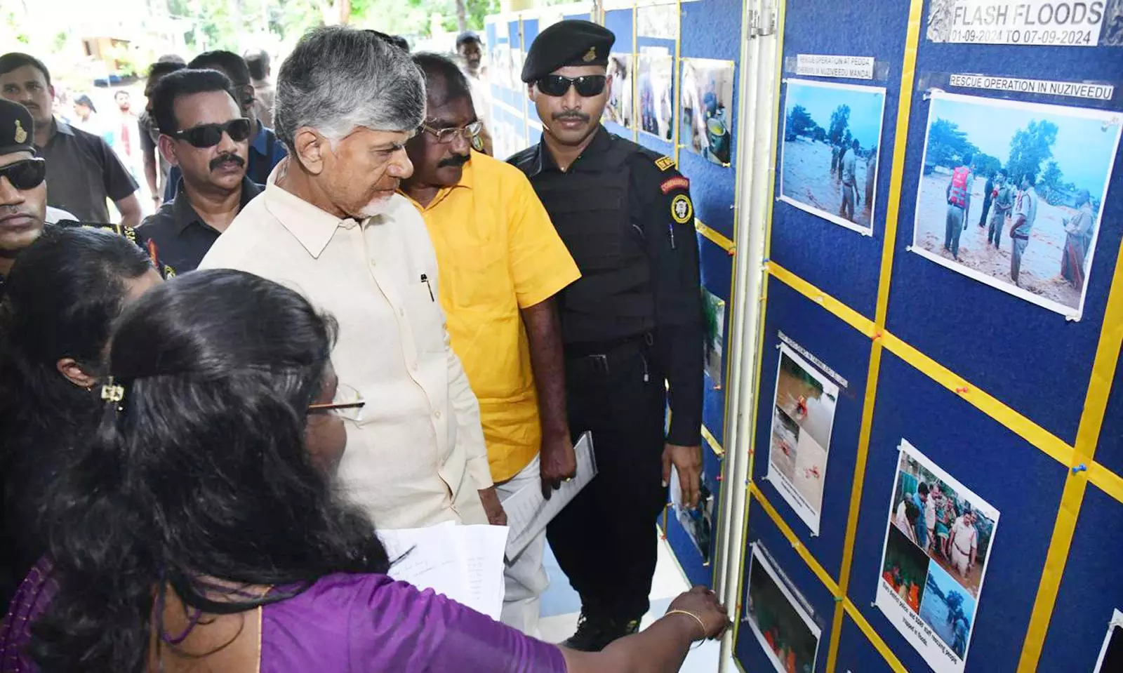 Naidu Announces Rs 25,000/Hectare Aid for Paddy Farmers Hit by Floods