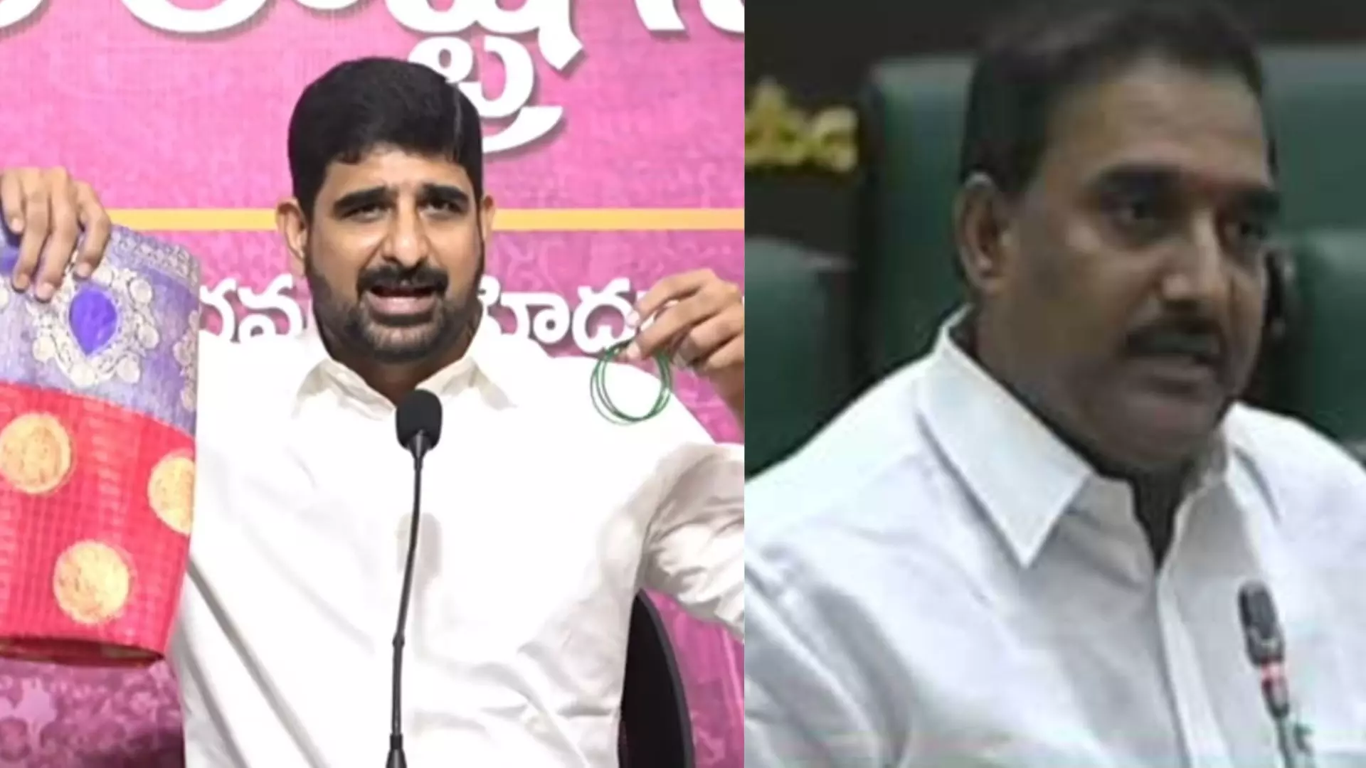 War of words between BRS MLA Kaushik Reddy and PAC chairman Arekapudi Gandhi turns violent