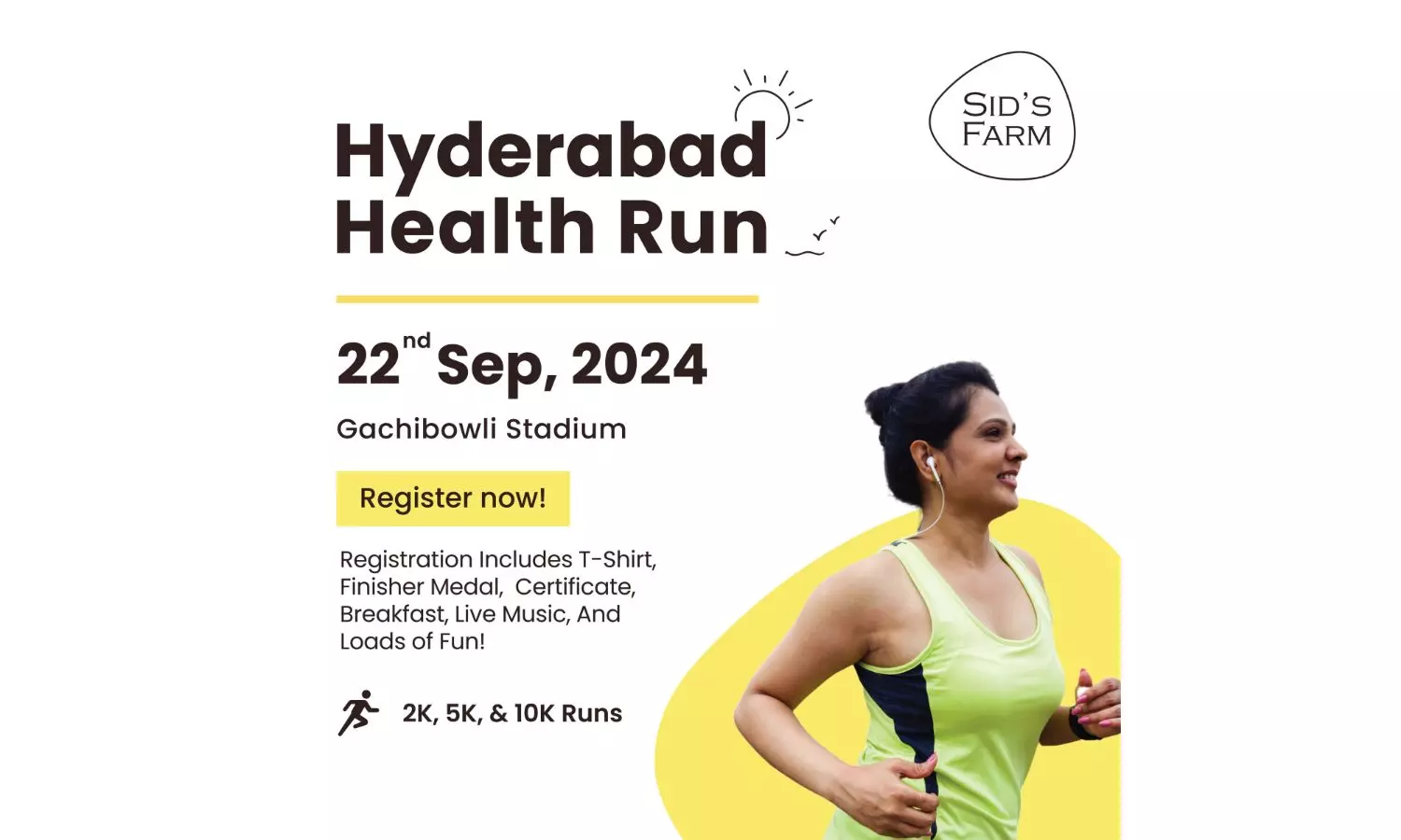 Hyderabad Health Run by Sid’s Farm