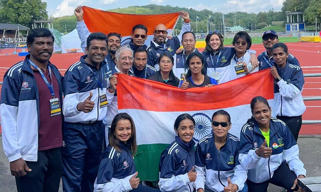 Telangana Master Athletes Shine at World Masters Athletics Championships in Gothenburg Sweden