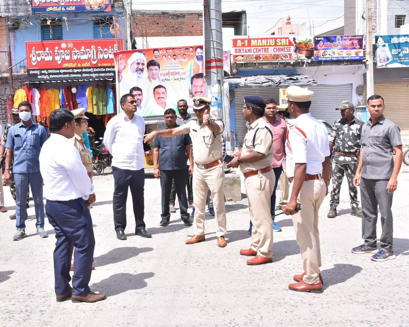 Tight Security for Dy CM Bhatti’s Events in Peddapalli