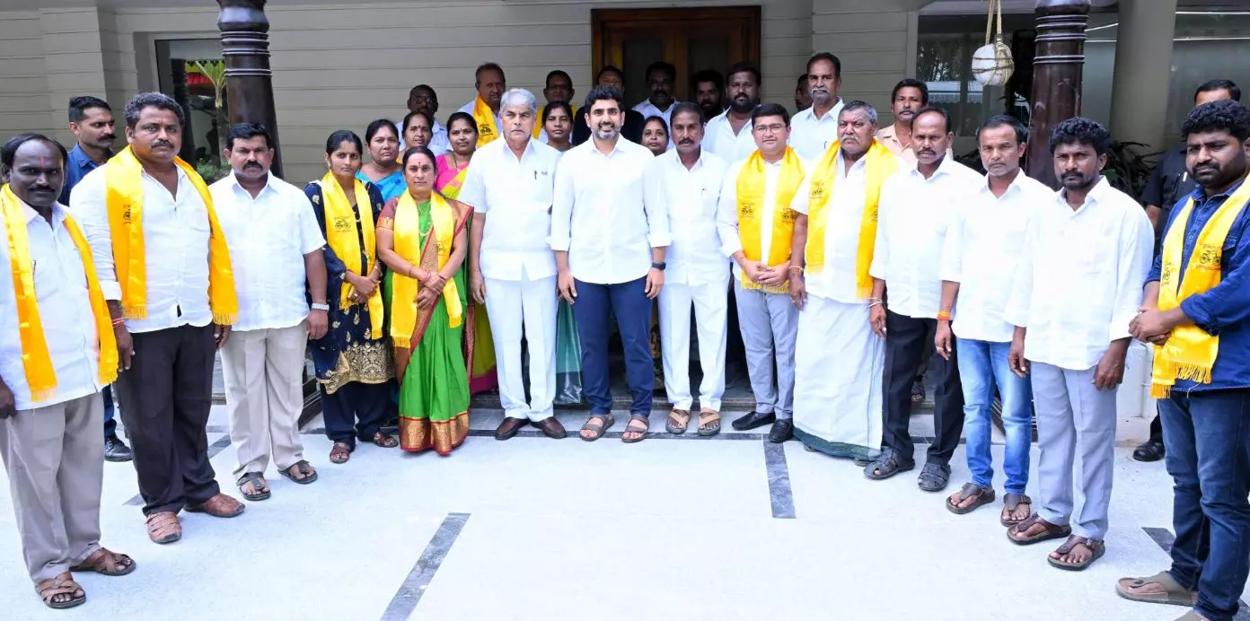 YSRC Jaggayyapet Municipal Chairman, Councilors Join TD