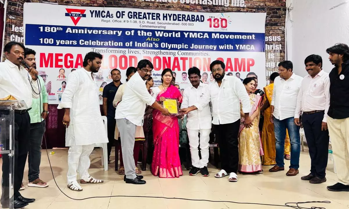 Secunderabad YMCA Hosts Blood Camp to Mark 180th Anniversary