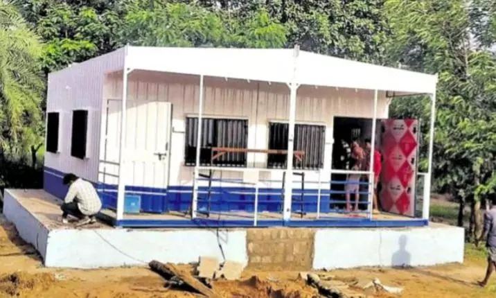 First Container School in Telangana  to Come Up in Mulugu