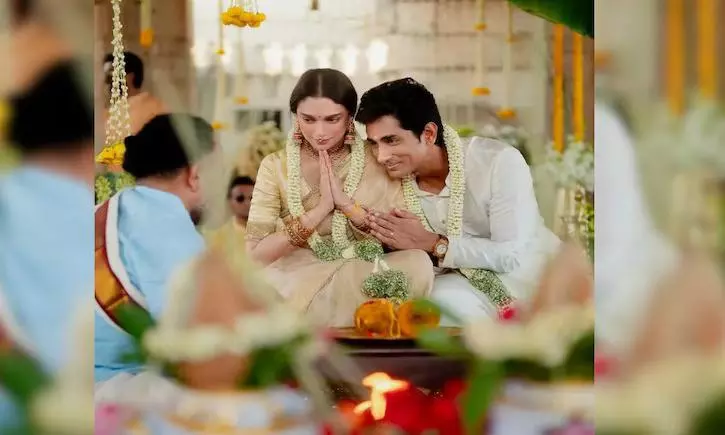 Siddharth and Aditi Rao Hydari now Mr and Mrs