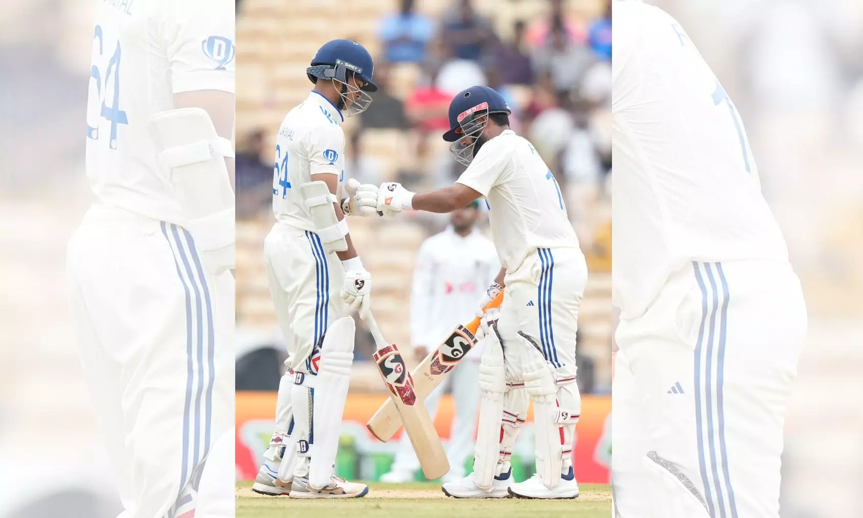 India recovers to 88-3 at lunch after losing early wickets against Bangladesh