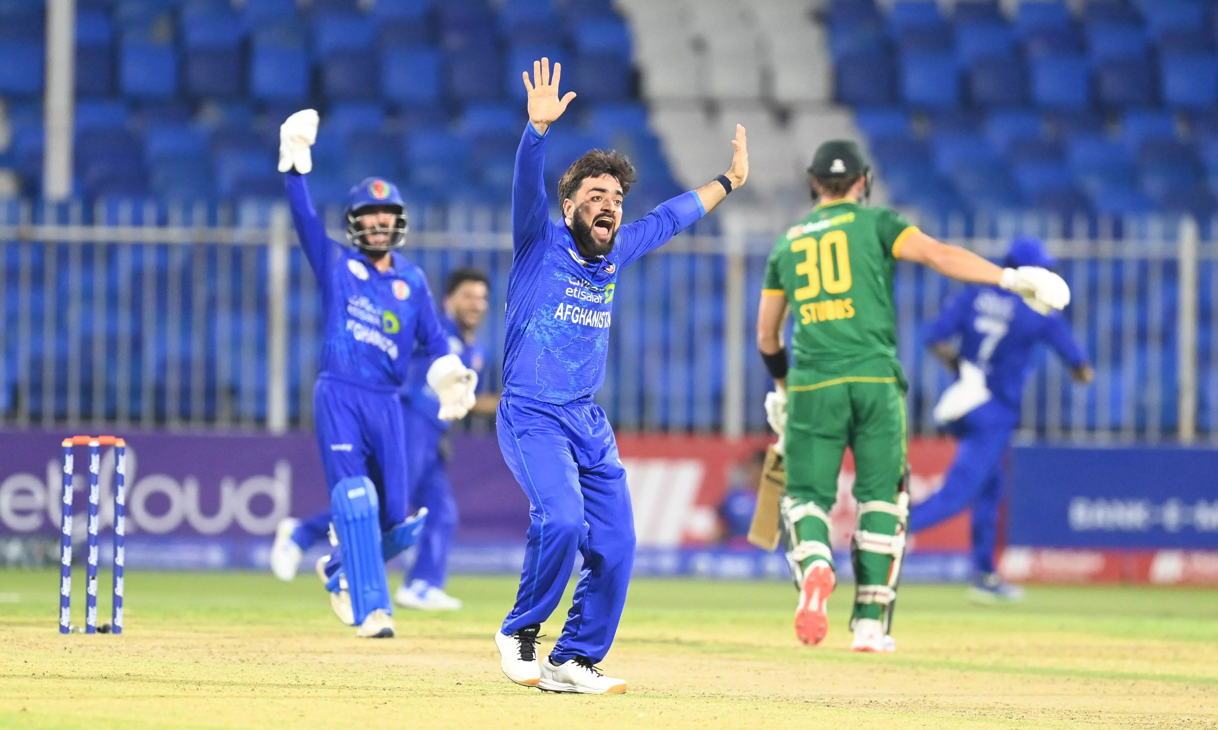 Gurbaz, Rashid lead Afghanistan to first ODI series win over South Africa