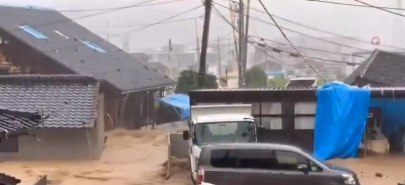 Japan orders evacuations as heavy rains set off floods in quake-hit space