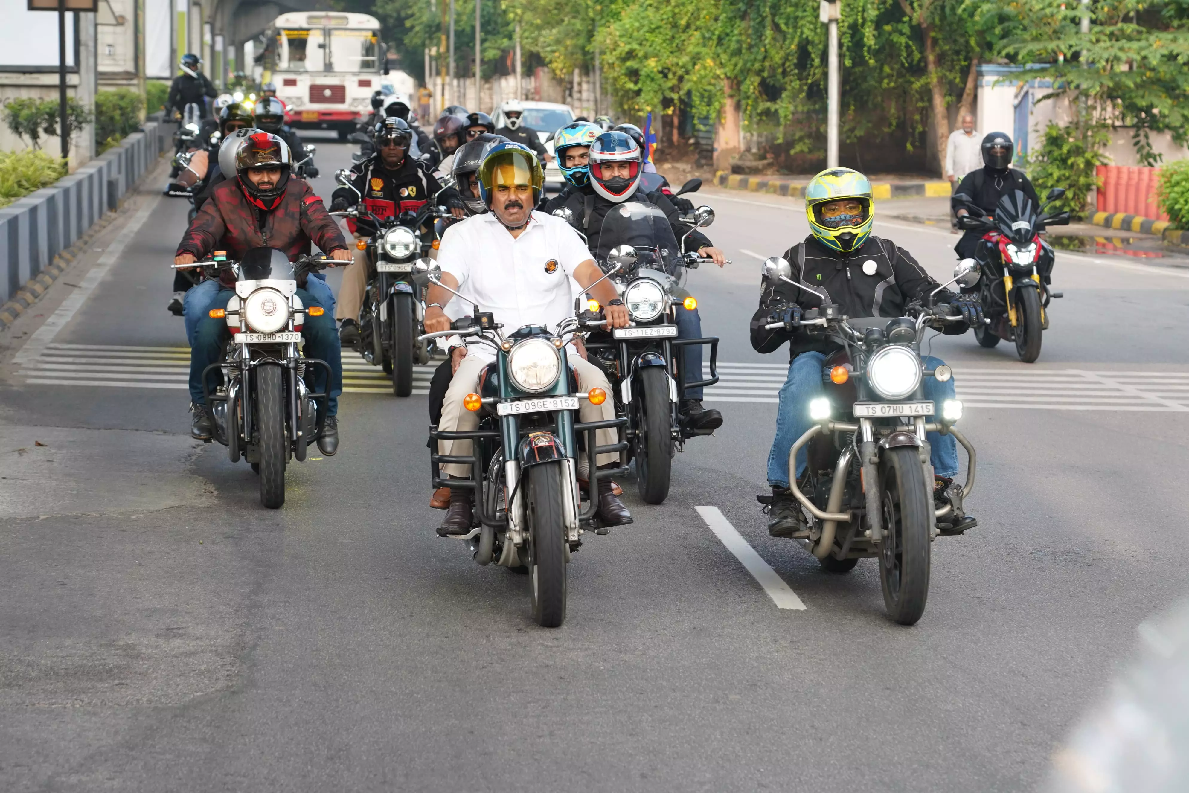 Bike Rally To Promote Telangana Tourism Minister Jupally Joins Riders To Promote Bike Rally