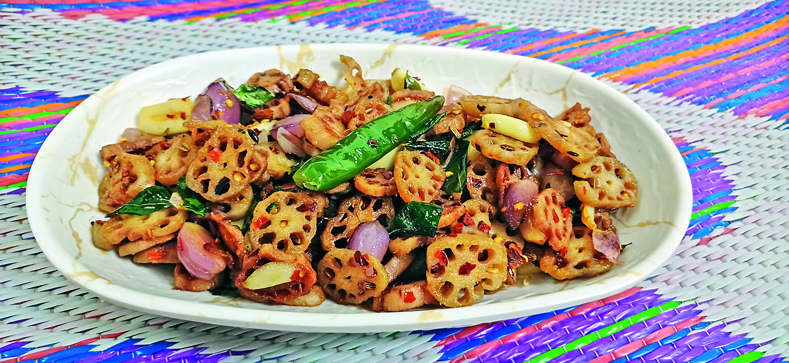 Lotus stem delicacies growing popular