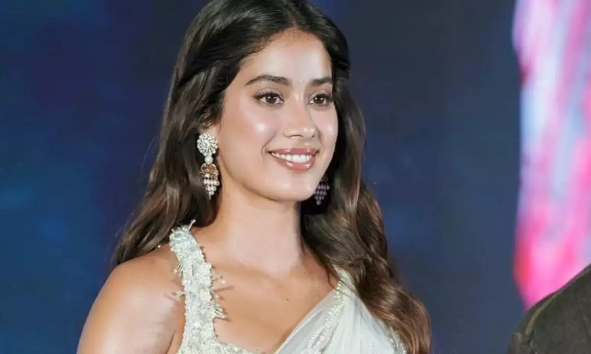 Janhavi Kapoor Speaking in Telugu at Devara Promotions