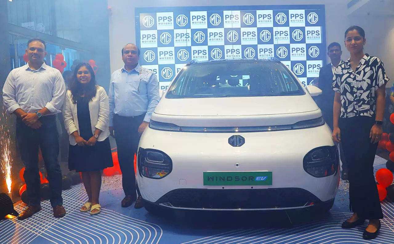 PPS Motors launches MG Windsor, India’s 1st Intelligent CUV, for Automobile Enthusiasts in Telangana