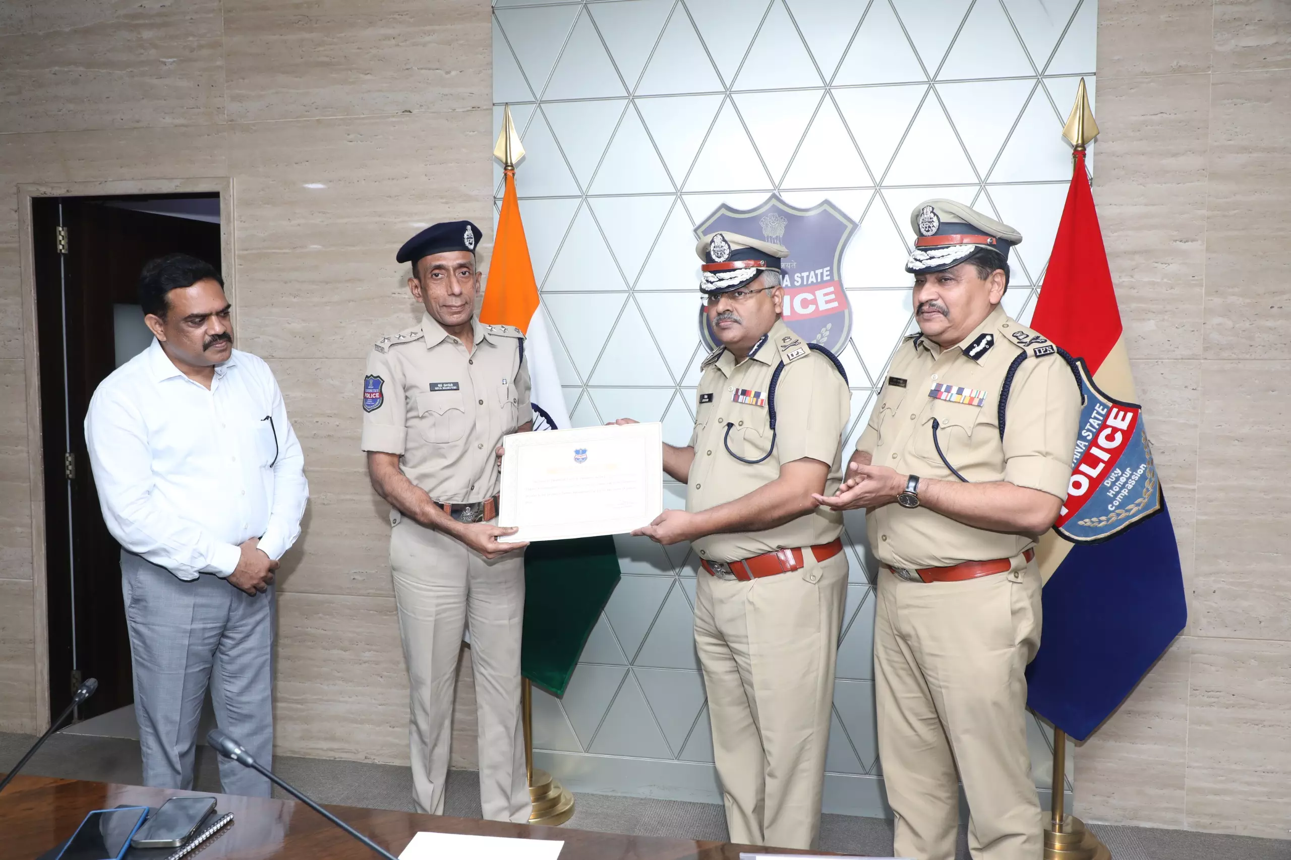 Hyderabad: City cybercrime unit gets best service award