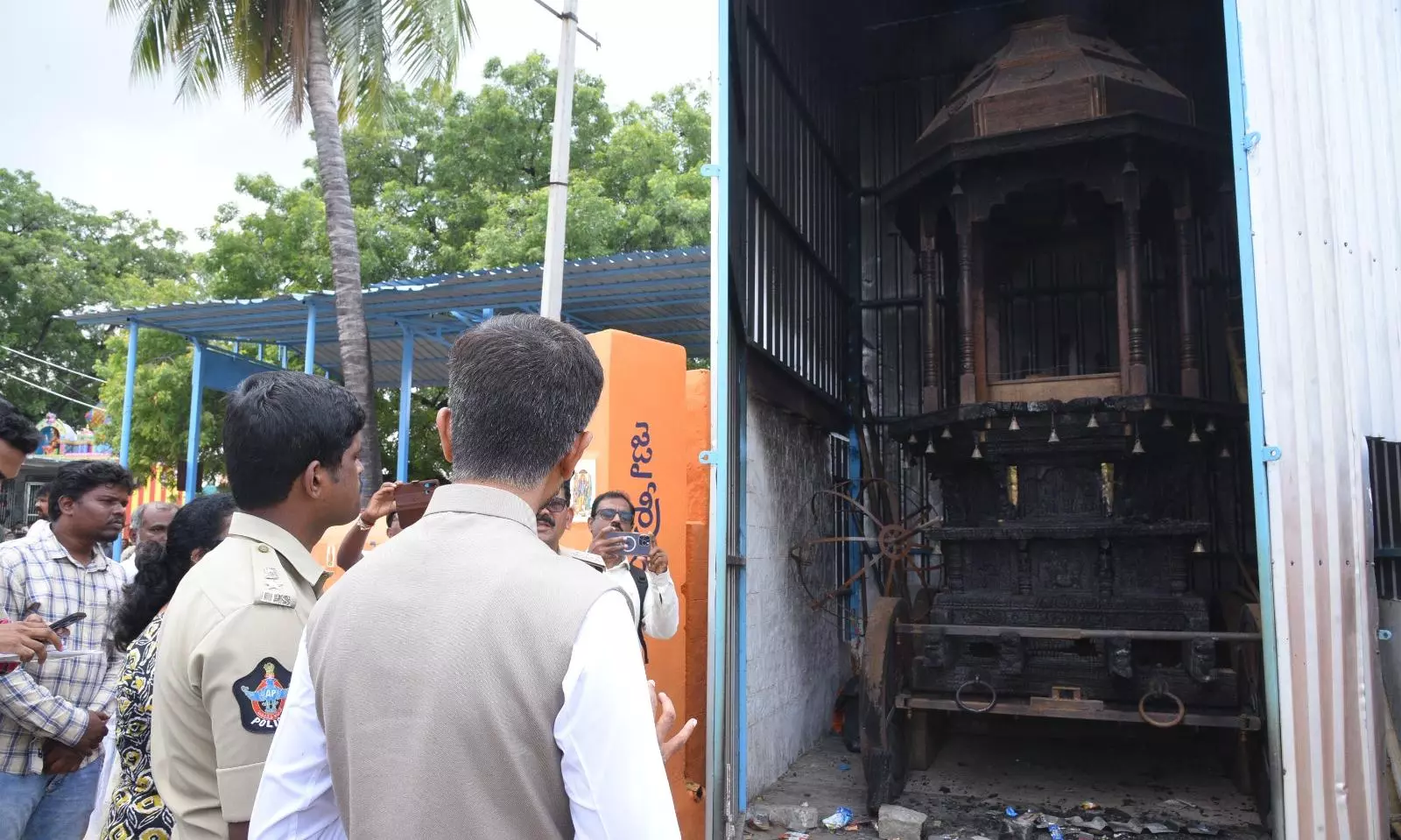 Police arrest accused in Lord Sri Rama temple ratham burning case