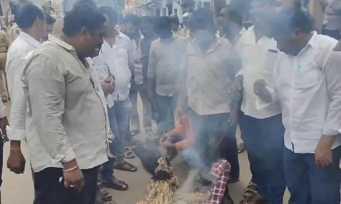 Competitive Protests by Jana Sena and YSRC at Machilipatnam