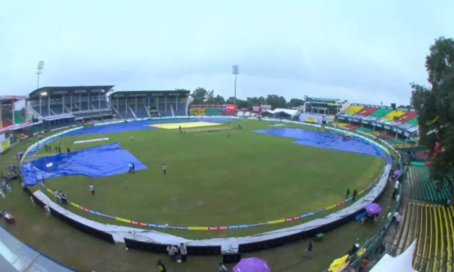 Wet outfield delays India-Bangladesh second Test