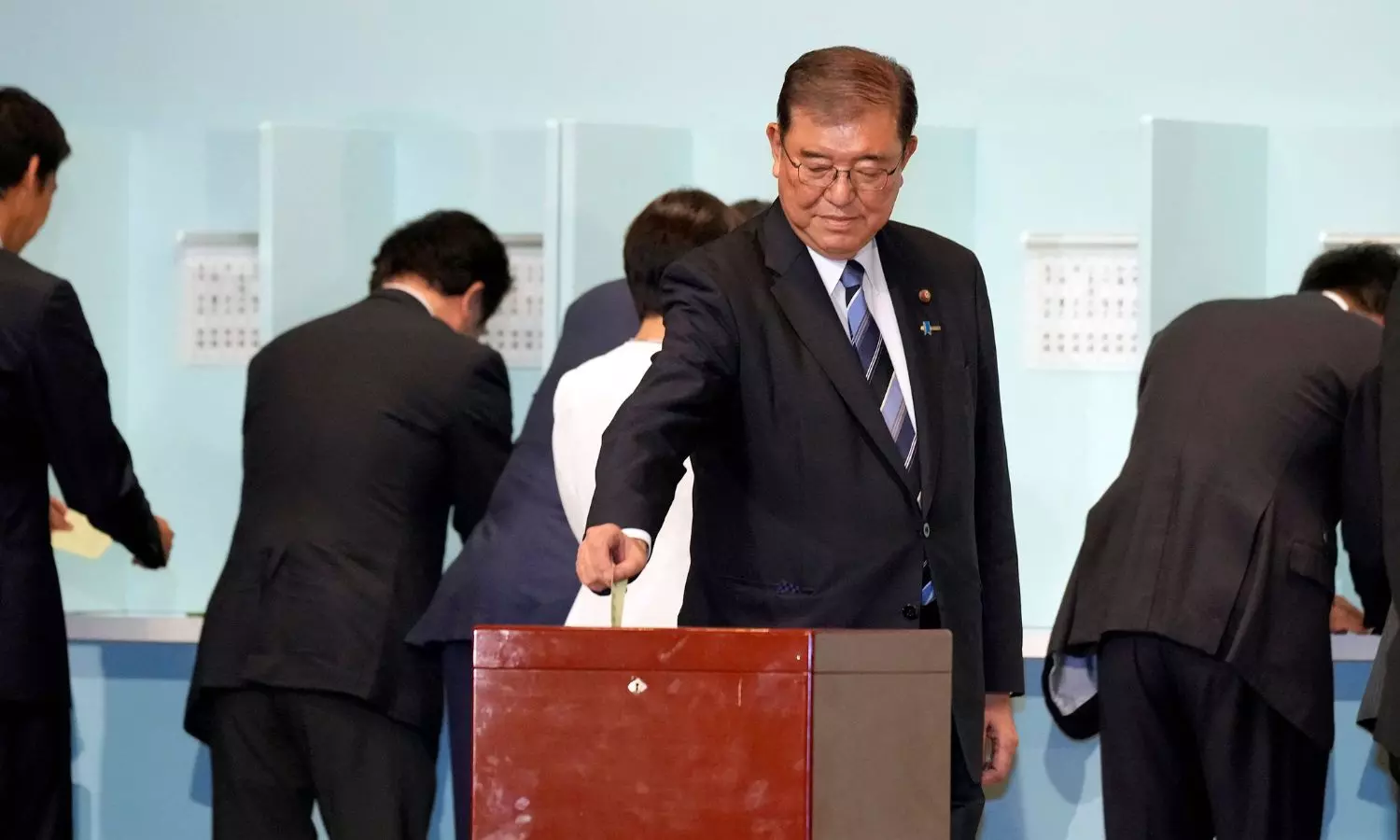 Former Defense Minister Ishiba chosen to lead Japans ruling party, to become new PM soon