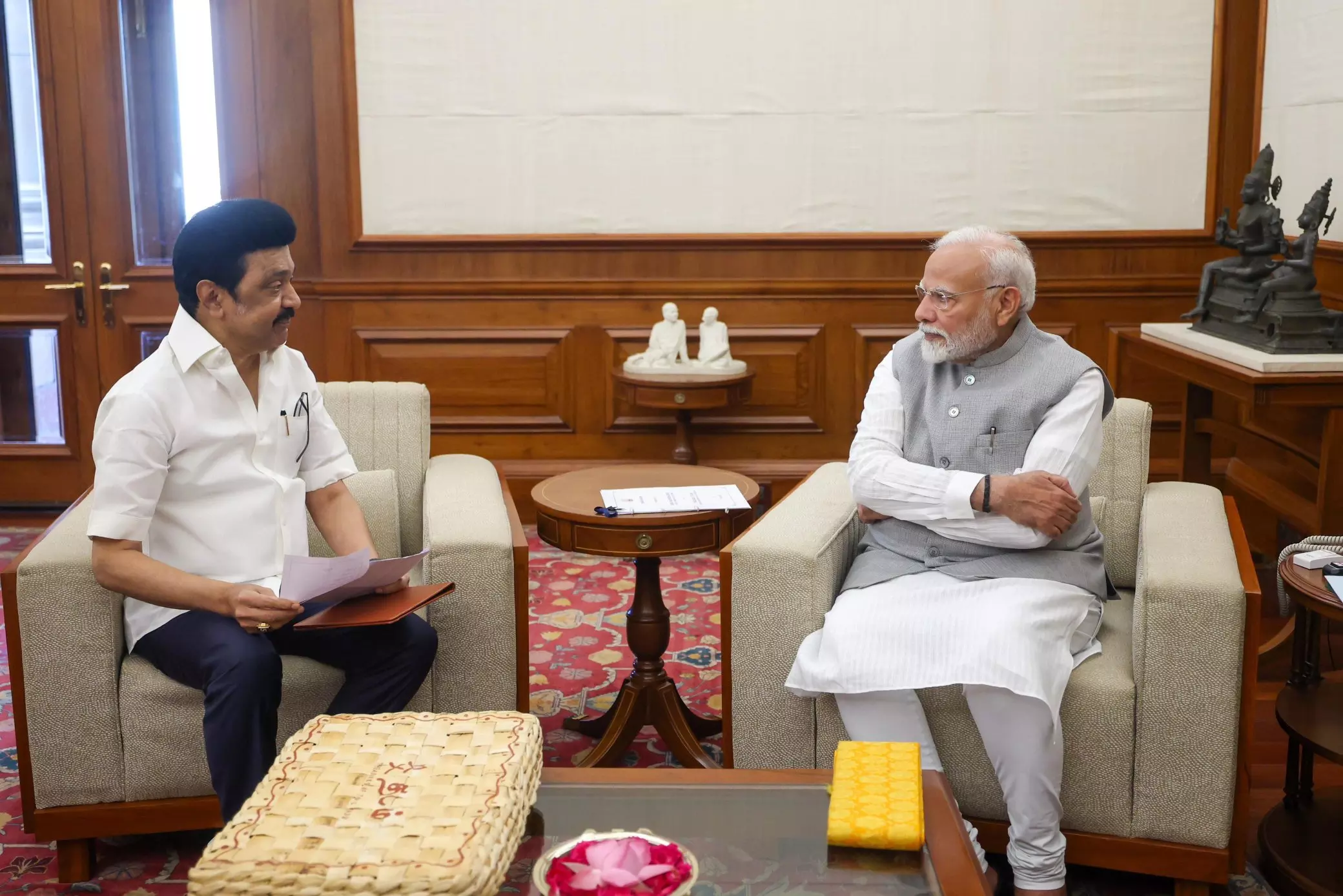 Stalin meets PM Modi; seeks funds for Chennai Metro, intervention to protect fishermen