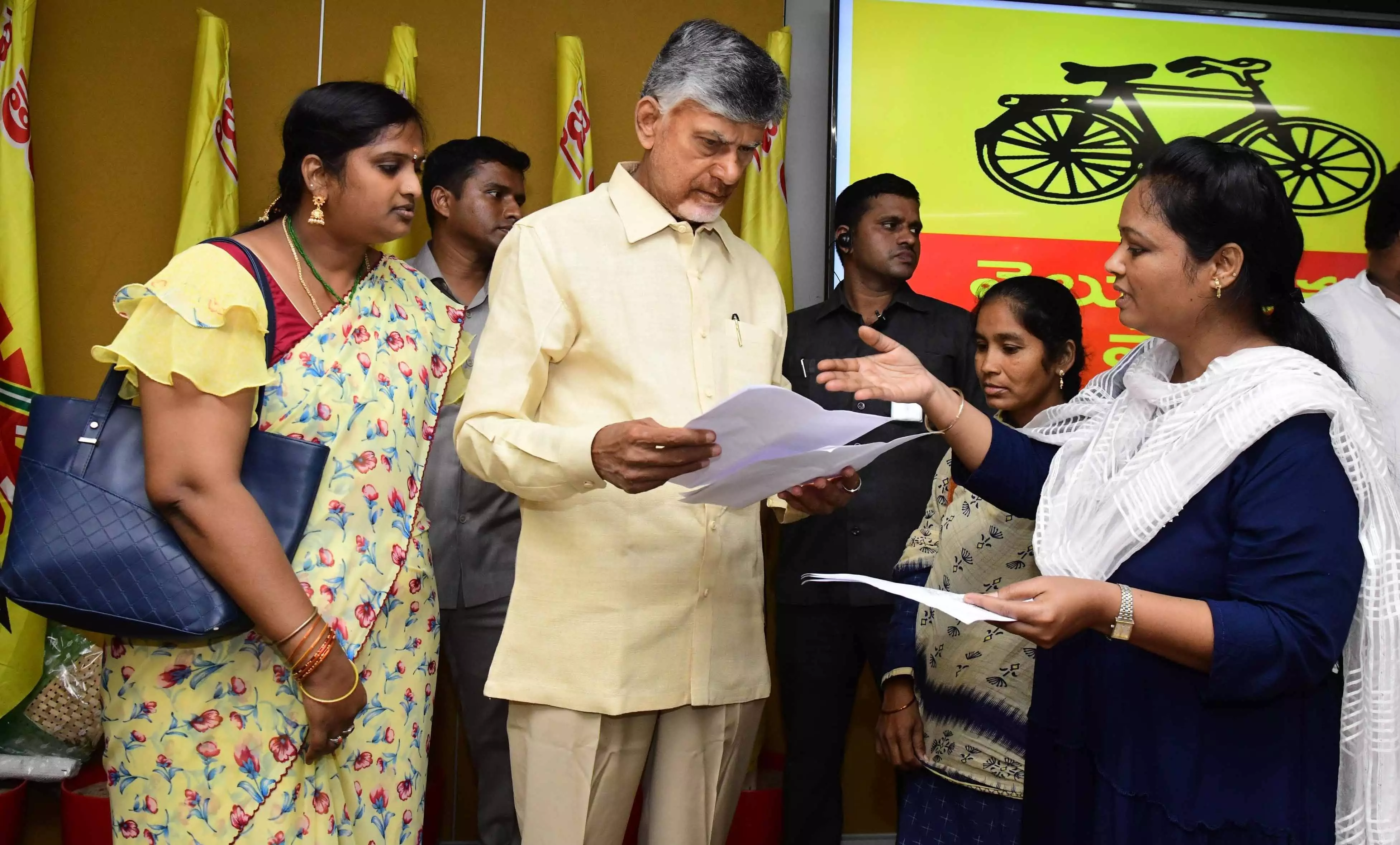 Andhra CM Naidu urges TDP workers to counter opposition falsehoods