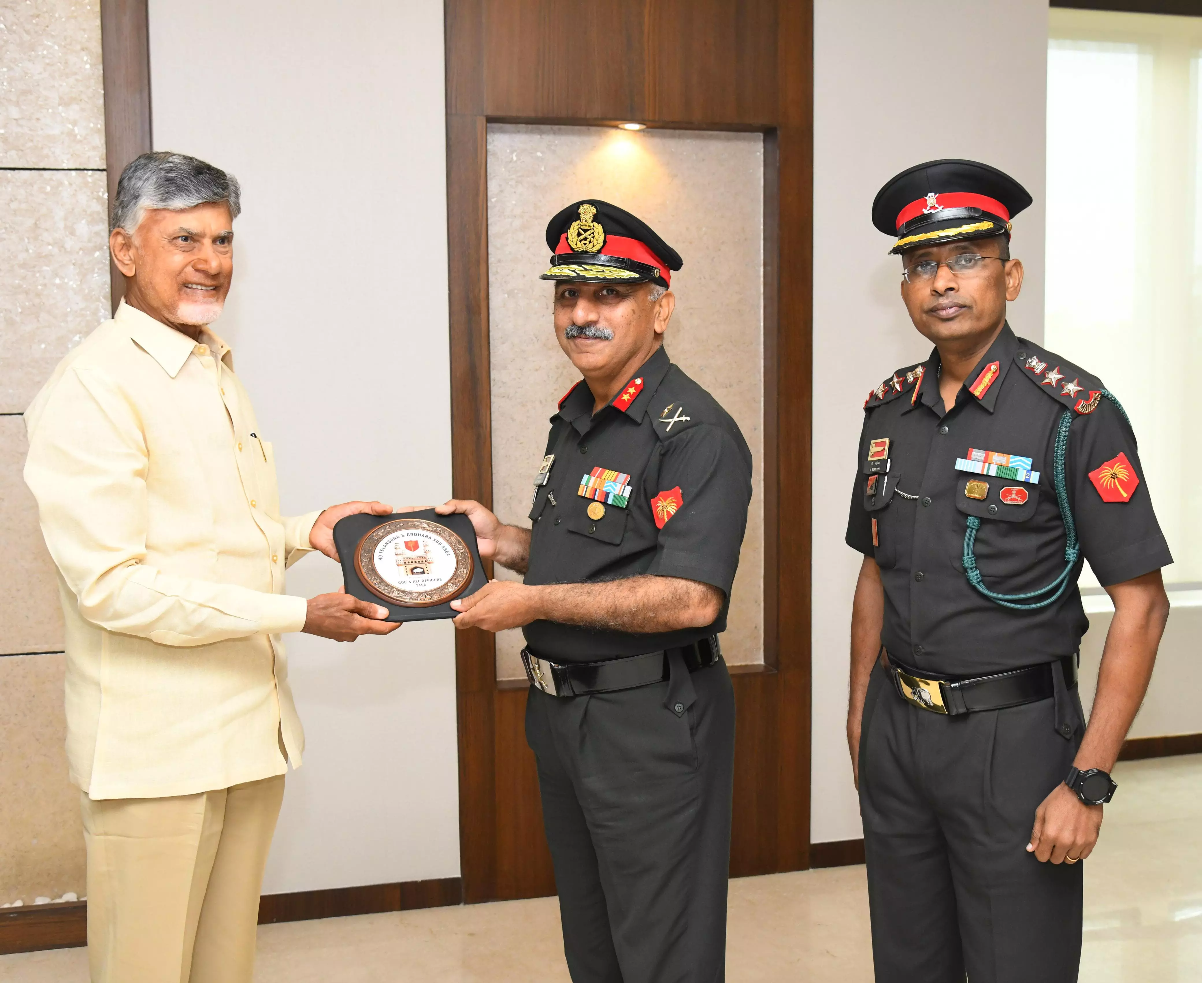 CM Naidu appreciates Army’s flood relief operations in Vijayawada, Kakinada