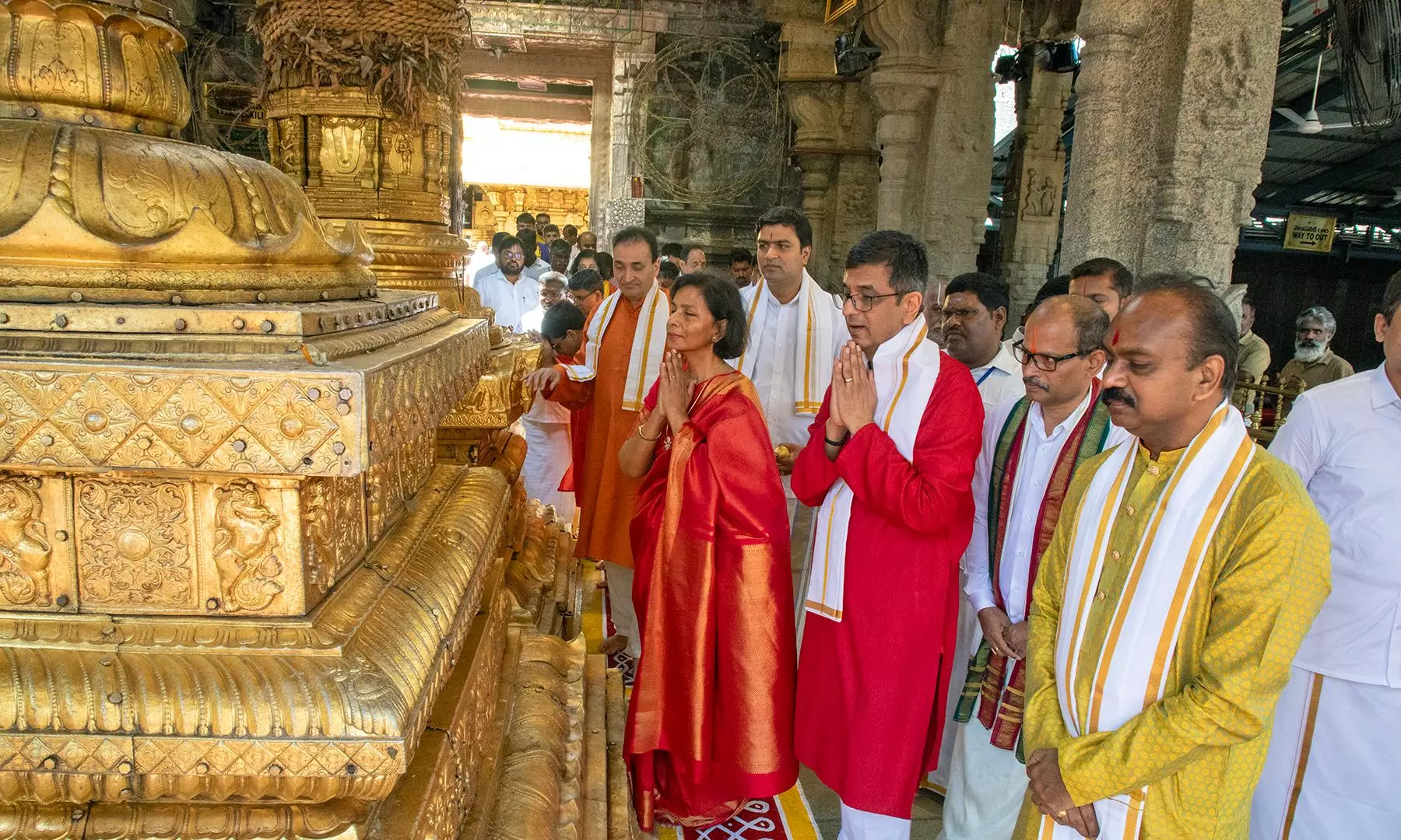 Chief Justice of India Visits Tirumala Temple, Offers Prayers