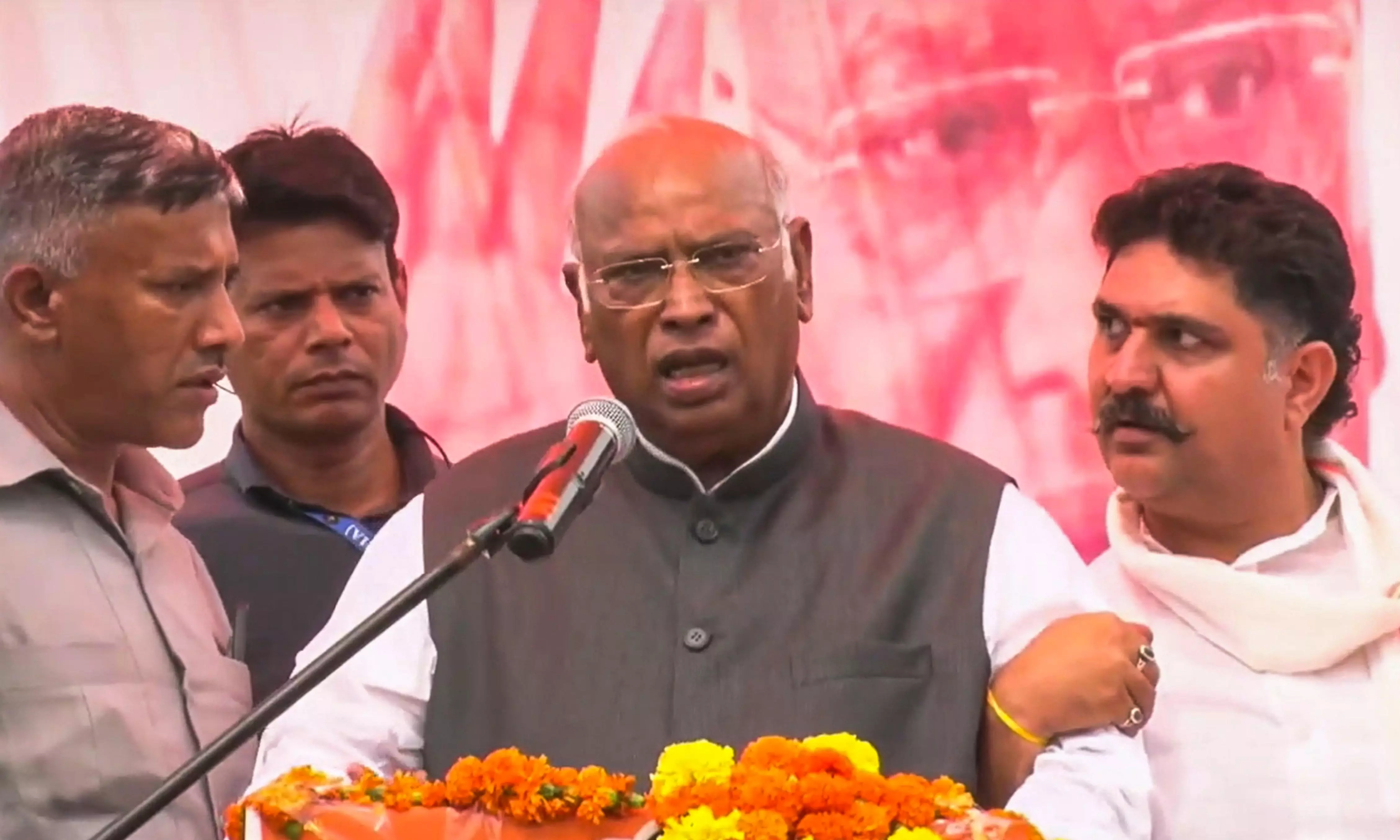 Kharge: Will Stay Alive Till Modi Loses Power