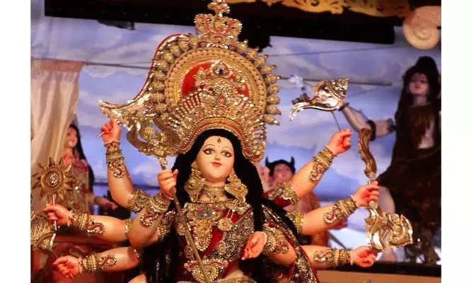 Demand for Eco-Friendly Durga Idols Surges in Hyderabad