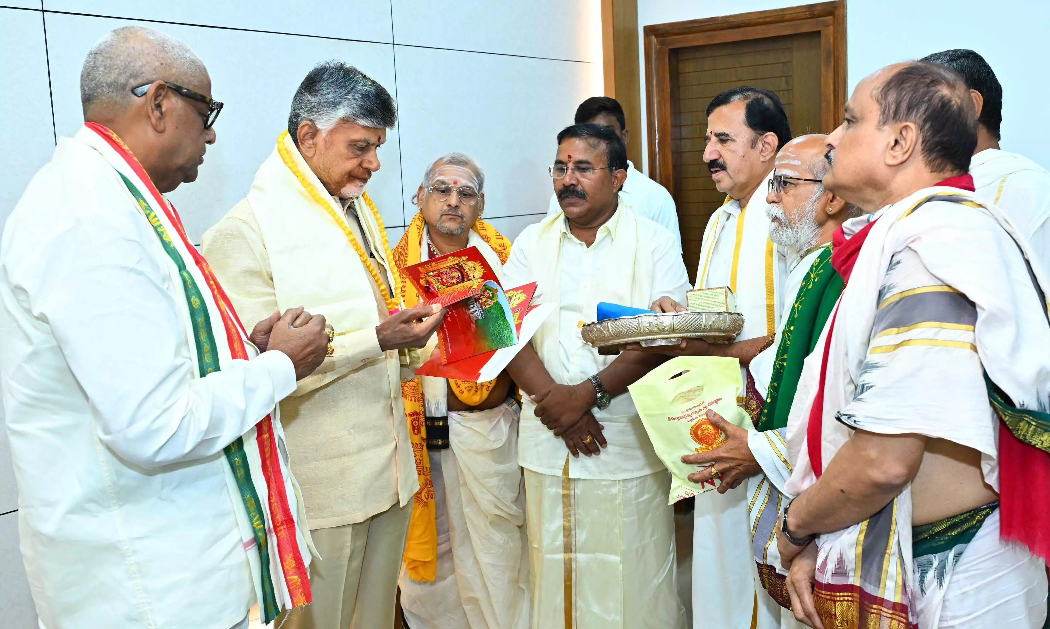 AP CM Invited to Dasara Mahotsavams