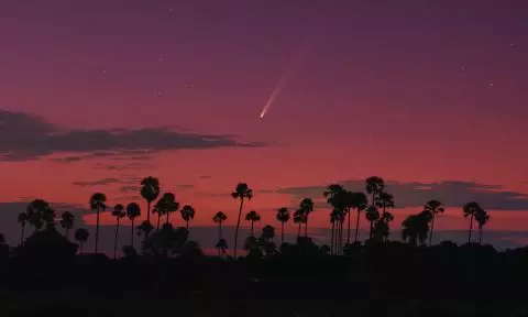 Comet Visible Over Hyderabad City, Seen Once in 80k Years