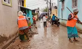 Health camp for  sanitation workers