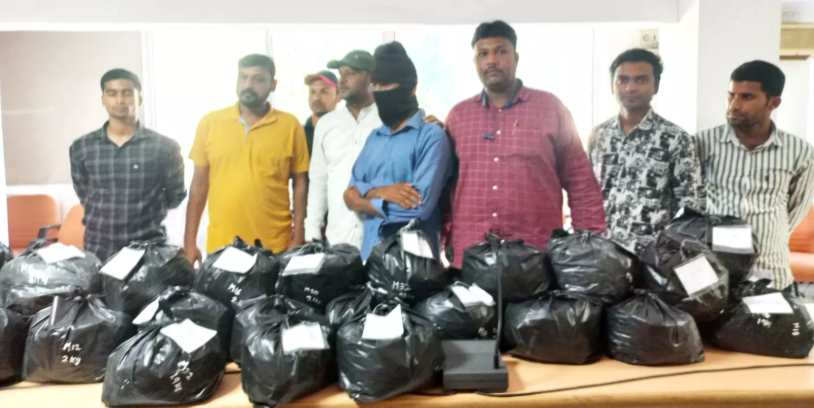 5,214 kgs of ganja and other narcotics seized in last 9 months in Telangana