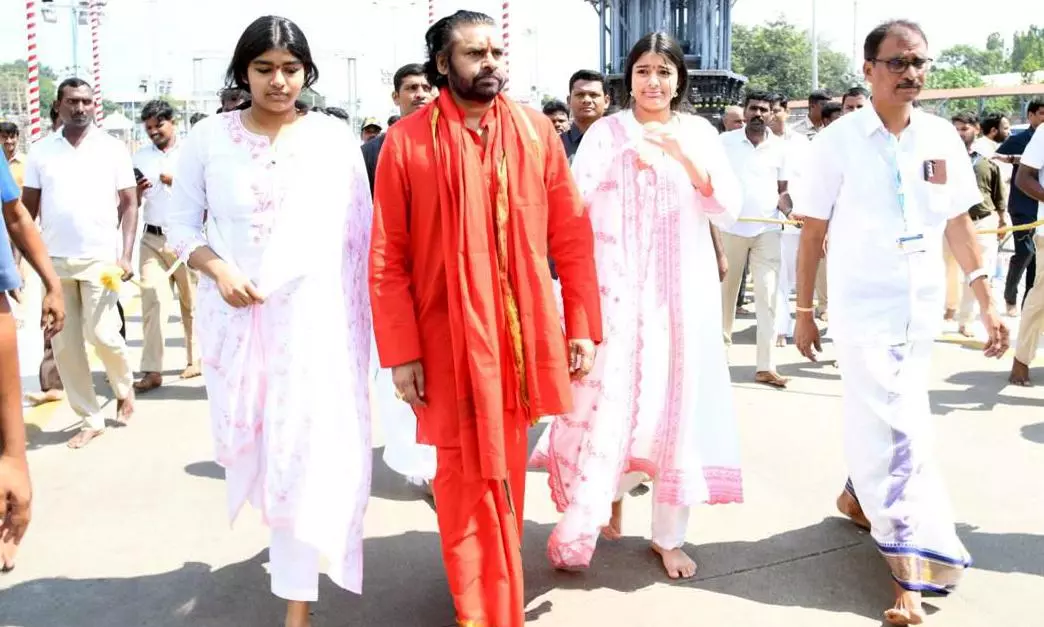 Pawan Ends 11-day Prayaschith Deeksha with Darshan at Tirumala