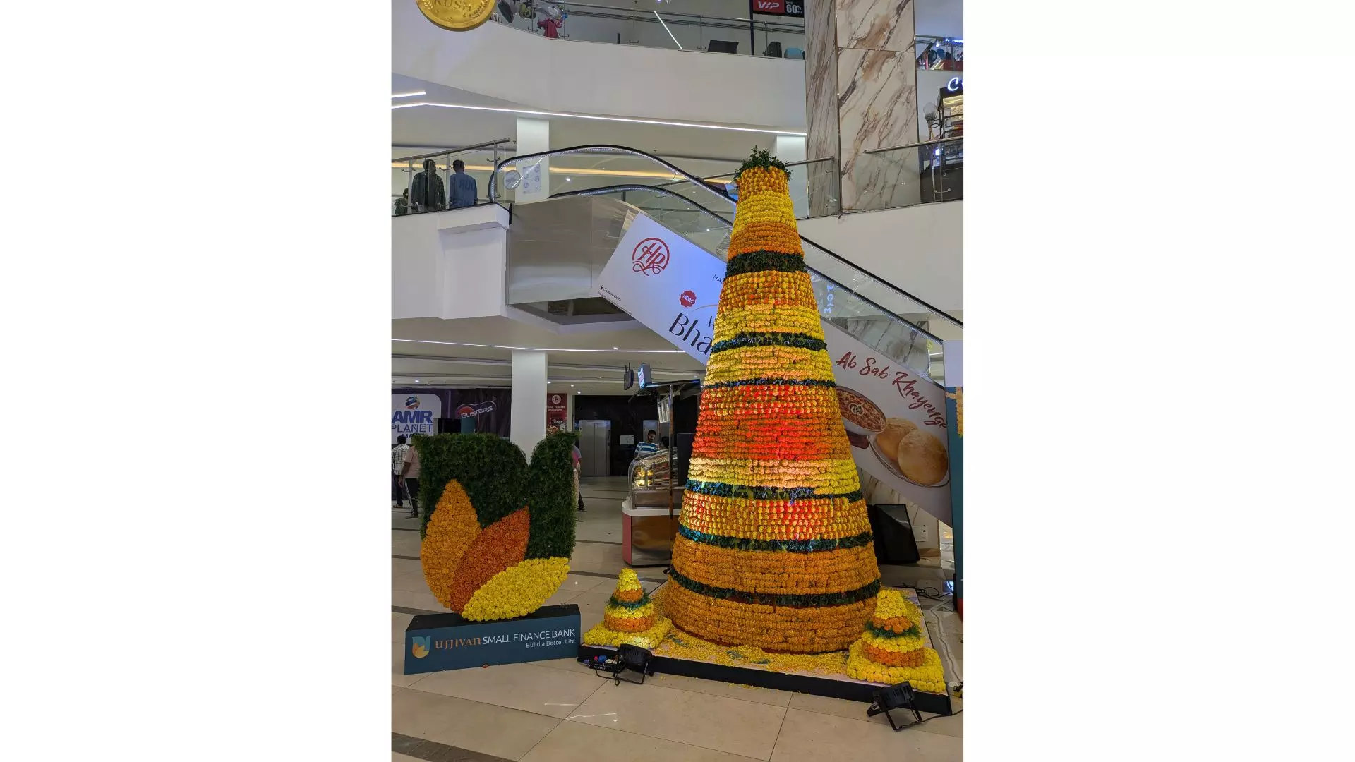 Ujjivan celebrates rich cultural heritage of Telangana with colorful floral tribute to Bathukamma