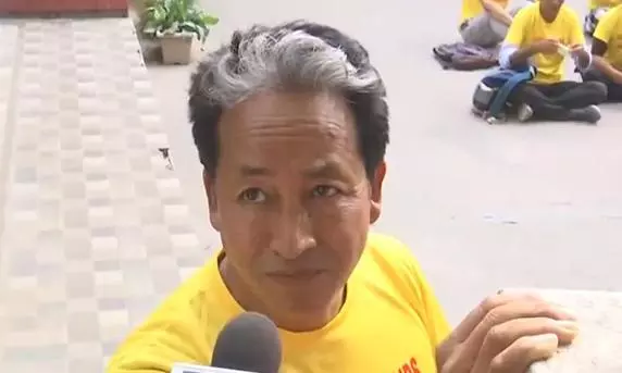 Wangchuk Denied Permit for Jantar Mantar, Sits on Fast at Ladakh Bhawan