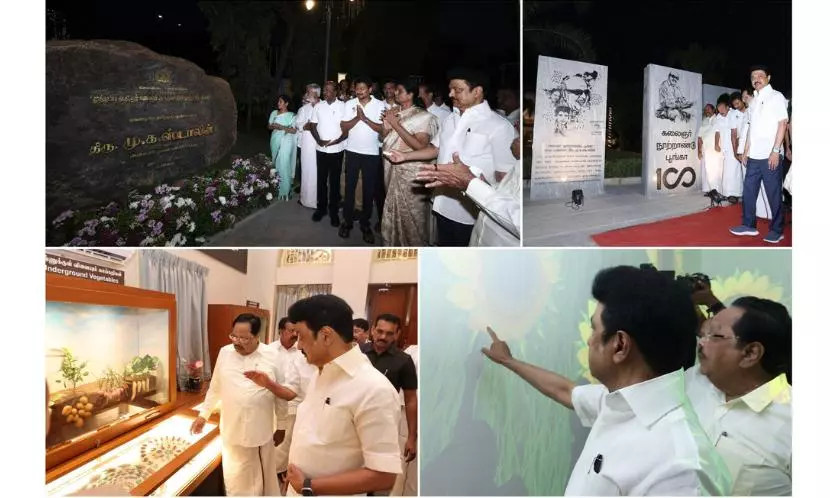 CM M K Stalin Inaugurates New Park