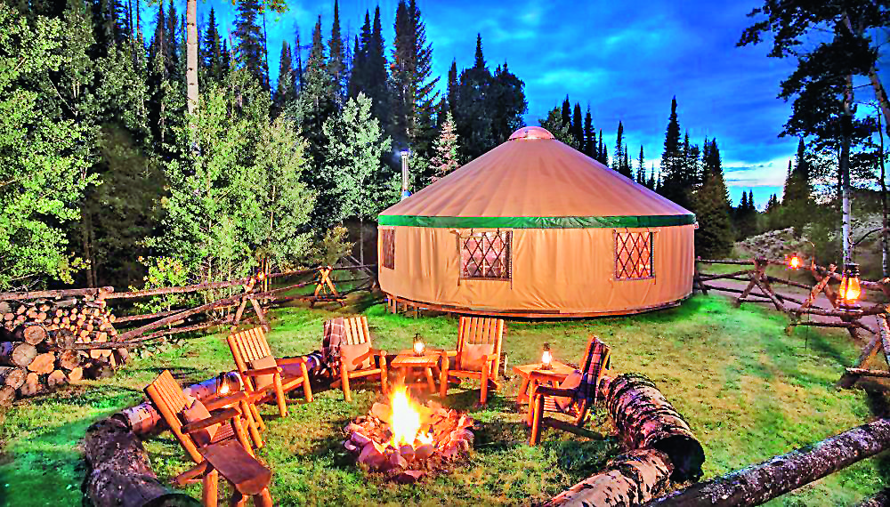 Yurts: Camping in luxury