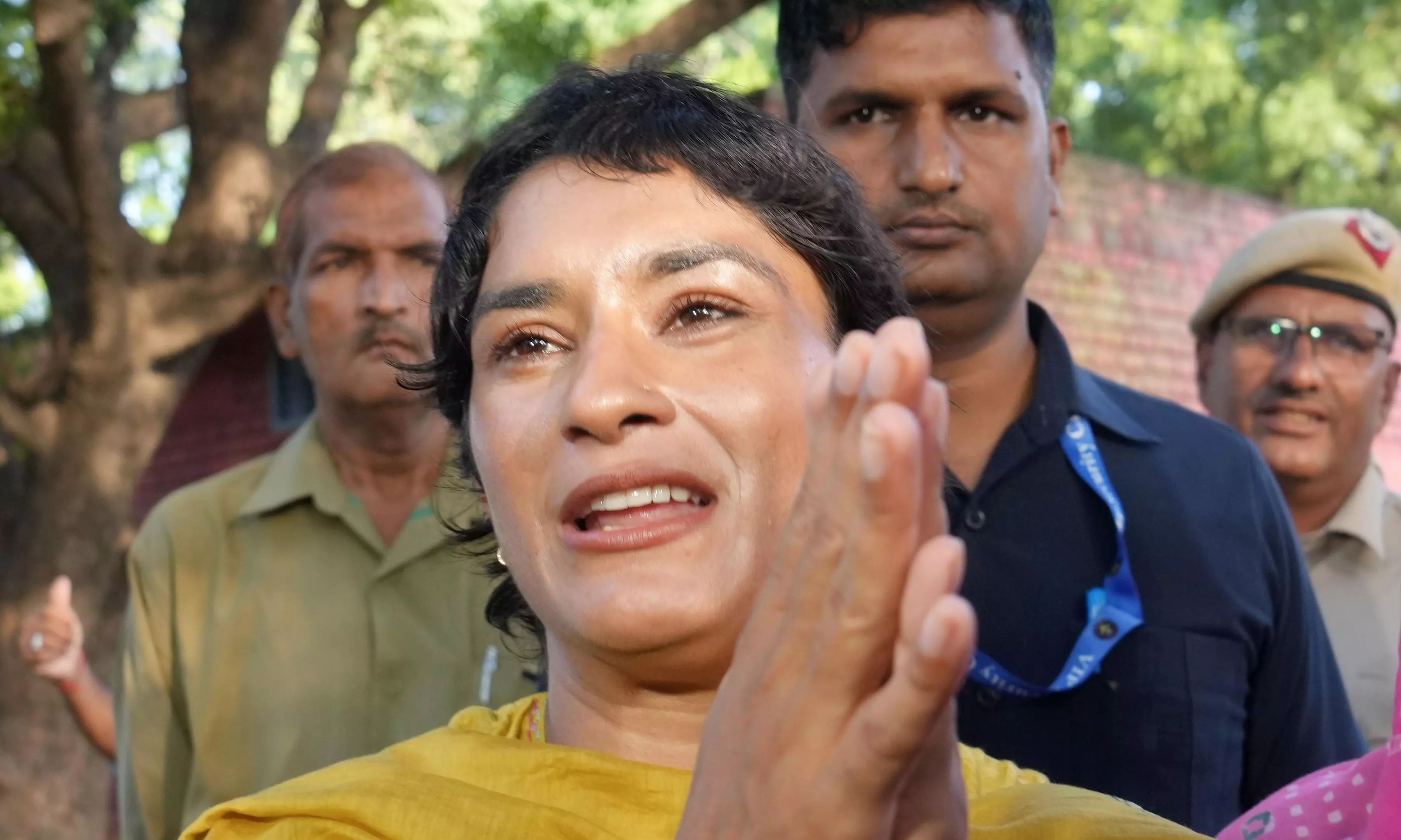 Vinesh Phogat leading from Julana seat