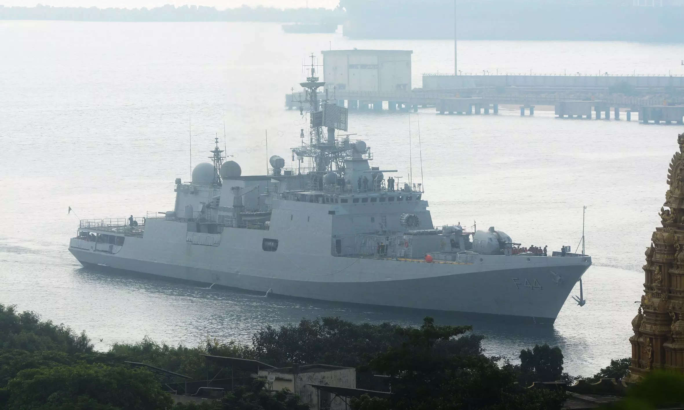 Eastern Naval Command welcomes foreign ships for Malabar 2024