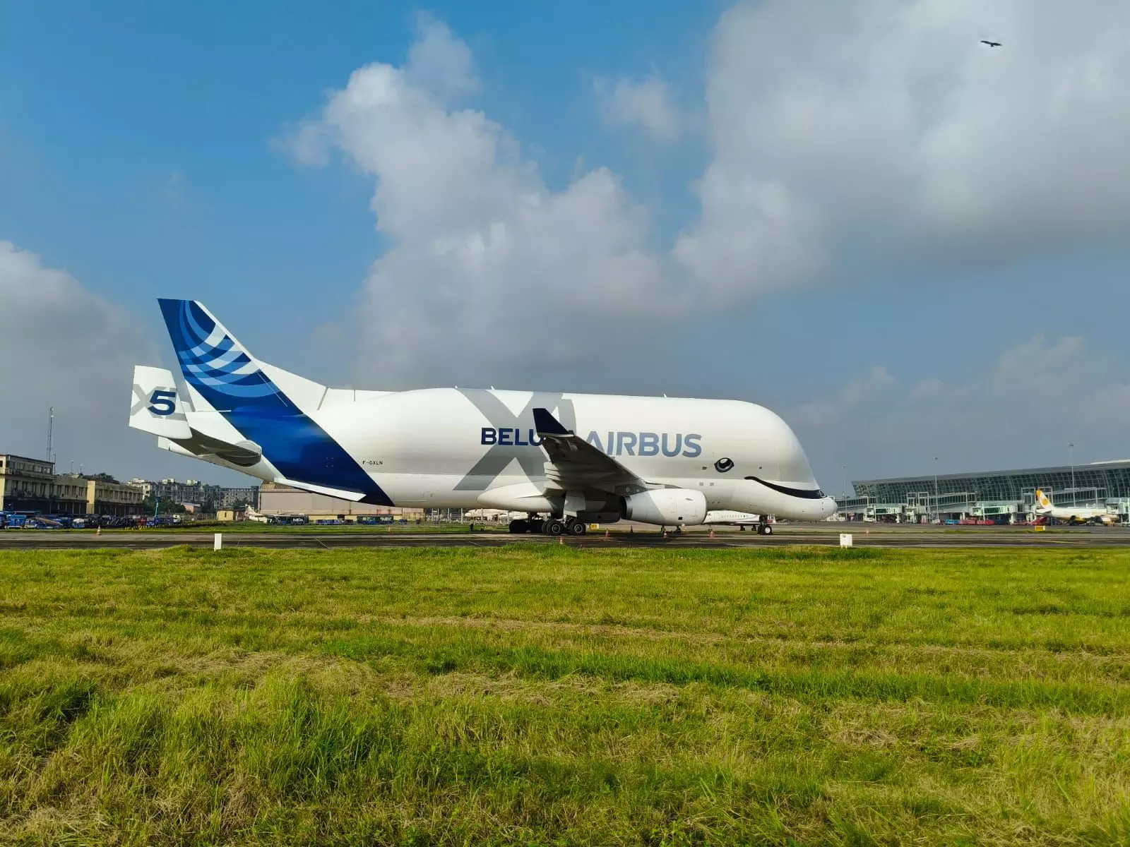 Greatest Beluga aircraft lands at Kolkata Airport