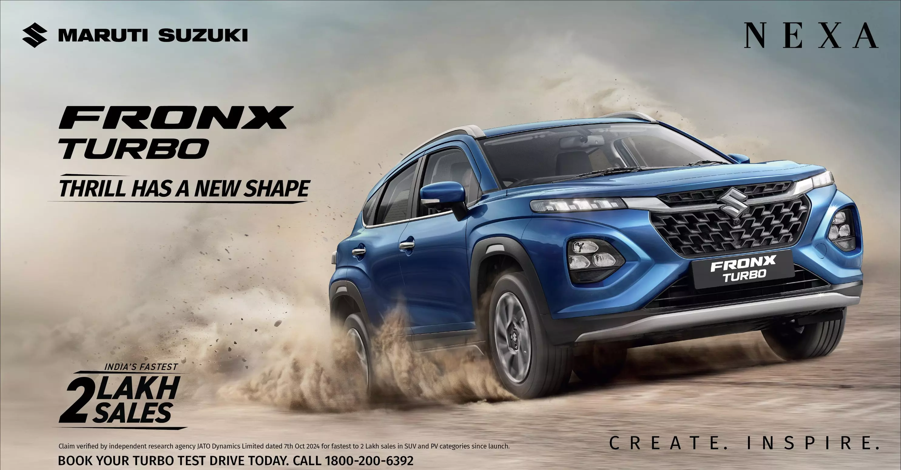 Maruti Fronx Hits 2 Lakh Sales Milestone in Record 17.3 Months