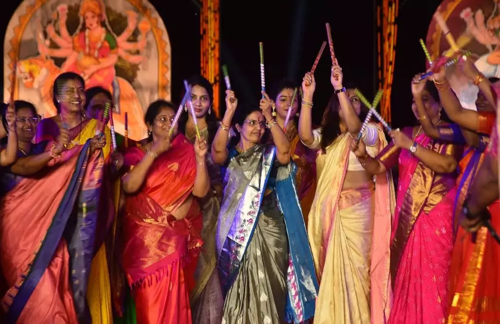 Nari Shakti Vijayotsavam Begins on a Grand Note on the Banks of the Krishna River