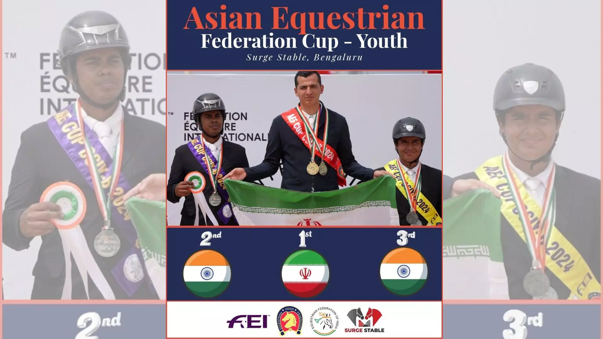 India clinch double podium in AEF Cup