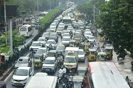 Massive Traffic Snarls Hit Hyderabad Entry Points Post-Dasara