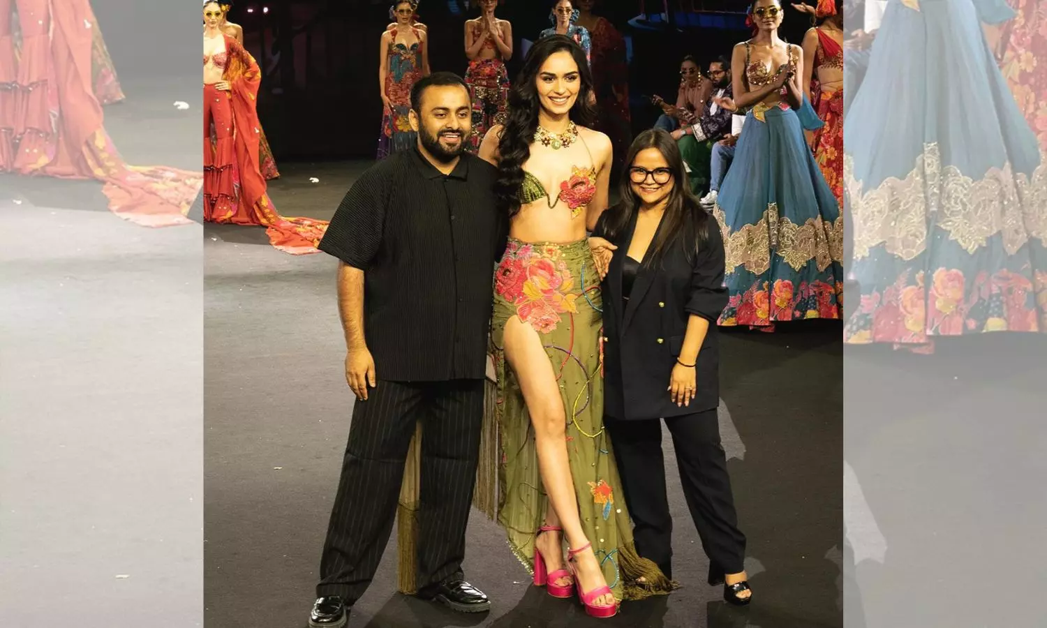 Manushi Chhillar grabs limelight at Lakme Fashion Week, walks for designers Rishi and Vibhuti