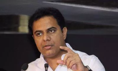 KTR booked after complaint from woman Congress leader